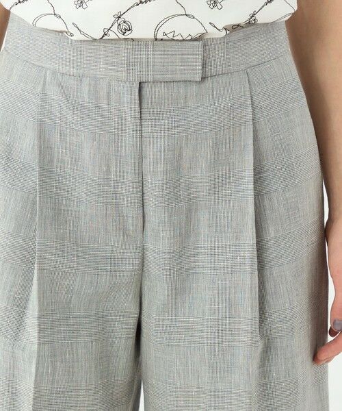TOMORROWLAND / トゥモローランド その他パンツ | サマーグレンチェック タックワイドパンツ | 詳細6