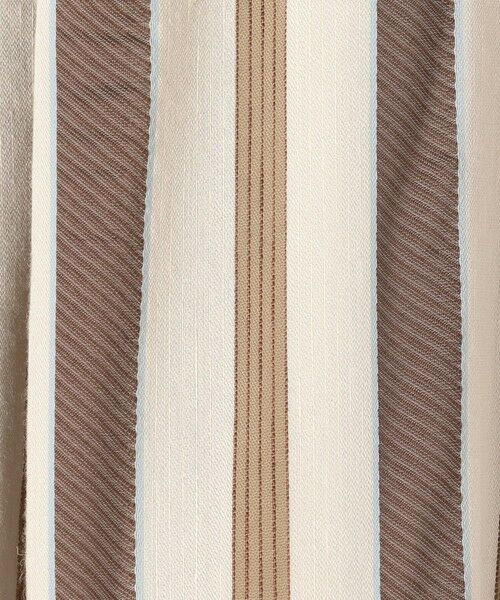 TOMORROWLAND / トゥモローランド ミニ丈・ひざ丈ワンピース | エフェクトストライプ フレアスリーブワンピース | 詳細8