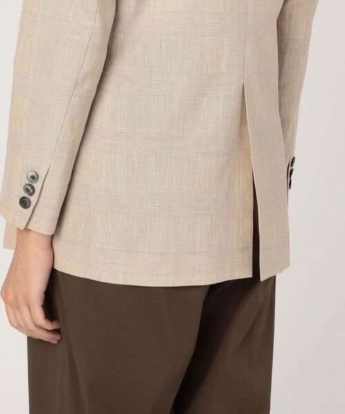 TOMORROWLAND / トゥモローランド テーラードジャケット | サマーグレンチェック ダブルブレストジャケット | 詳細11
