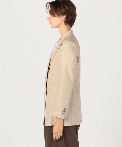 TOMORROWLAND / トゥモローランド テーラードジャケット | サマーグレンチェック ダブルブレストジャケット | 詳細3