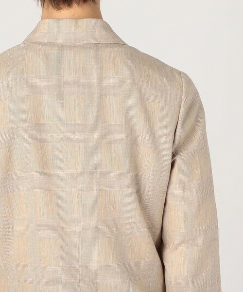 TOMORROWLAND / トゥモローランド テーラードジャケット | サマーグレンチェック ダブルブレストジャケット | 詳細7