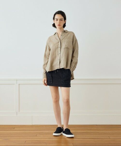 TOMORROWLAND / トゥモローランド シャツ・ブラウス(半袖以外) | ライトウェイトリネン オーバーサイズドシャツ WKO3970 | 詳細1