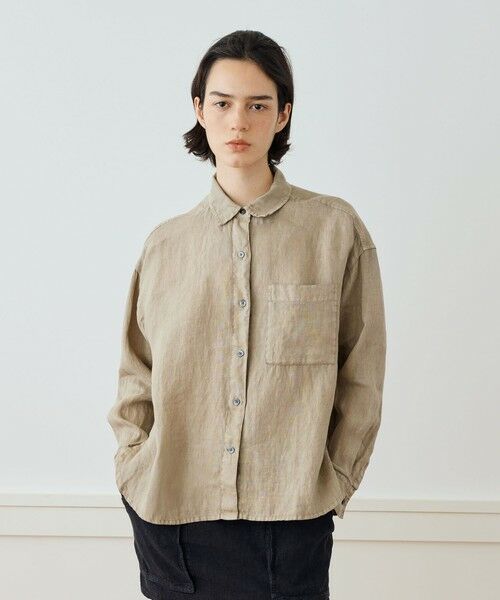 TOMORROWLAND / トゥモローランド シャツ・ブラウス(半袖以外) | ライトウェイトリネン オーバーサイズドシャツ WKO3970 | 詳細2