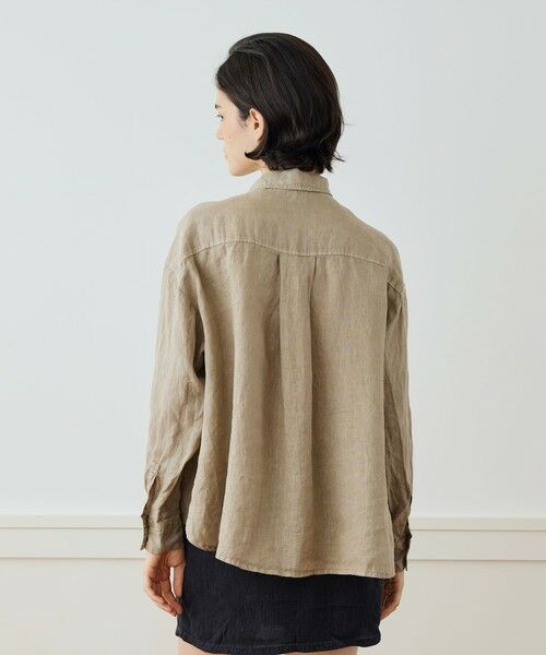 TOMORROWLAND / トゥモローランド シャツ・ブラウス(半袖以外) | ライトウェイトリネン オーバーサイズドシャツ WKO3970 | 詳細4