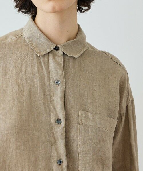 TOMORROWLAND / トゥモローランド シャツ・ブラウス(半袖以外) | ライトウェイトリネン オーバーサイズドシャツ WKO3970 | 詳細5