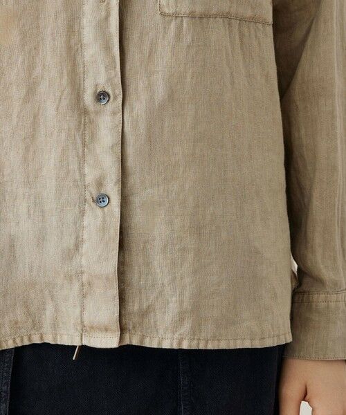 TOMORROWLAND / トゥモローランド シャツ・ブラウス(半袖以外) | ライトウェイトリネン オーバーサイズドシャツ WKO3970 | 詳細7