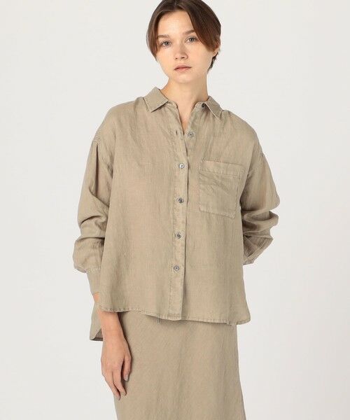 TOMORROWLAND / トゥモローランド シャツ・ブラウス(半袖以外) | ライトウェイトリネン オーバーサイズドシャツ WKO3970 | 詳細9