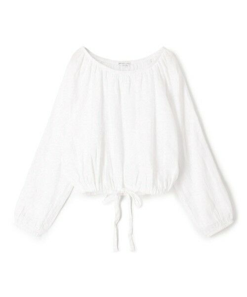 TOMORROWLAND / トゥモローランド シャツ・ブラウス(半袖以外) | ライトウェイトリネン ギャザーブラウス WKO3985(11 ホワイト)