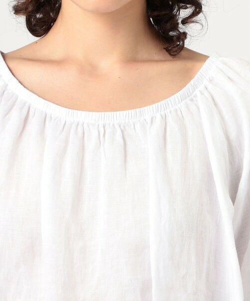 TOMORROWLAND / トゥモローランド シャツ・ブラウス(半袖以外) | ライトウェイトリネン ギャザーブラウス WKO3985 | 詳細5