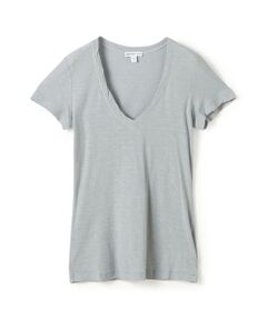 TOMORROWLAND / トゥモローランド Tシャツ | スラブジャージー ＶネックＴシャツ WUA3695