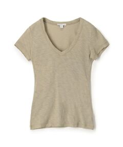 TOMORROWLAND / トゥモローランド Tシャツ | スラブジャージー ＶネックＴシャツ WUA3695