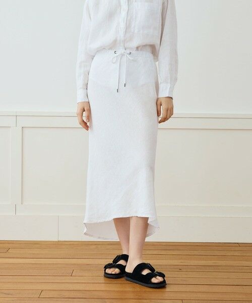 TOMORROWLAND / トゥモローランド ロング・マキシ丈スカート | ライトウェイトリネン ハイロースカート WKO5983 | 詳細2