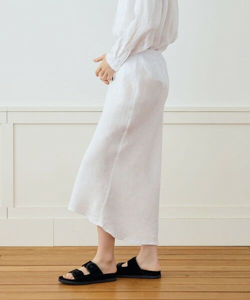 TOMORROWLAND / トゥモローランド ロング・マキシ丈スカート | ライトウェイトリネン ハイロースカート WKO5983 | 詳細3