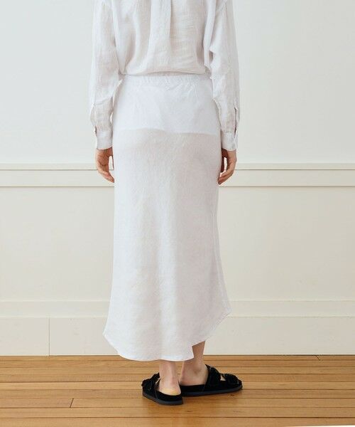TOMORROWLAND / トゥモローランド ロング・マキシ丈スカート | ライトウェイトリネン ハイロースカート WKO5983 | 詳細4