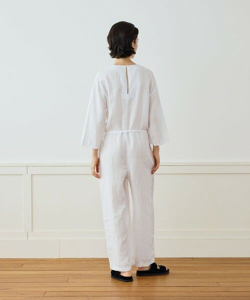 TOMORROWLAND / トゥモローランド サロペット・オールインワン | ライトウェイトリネン ジャンプスーツ WKO6964 | 詳細4
