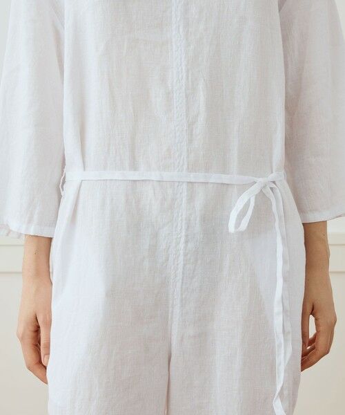 TOMORROWLAND / トゥモローランド サロペット・オールインワン | ライトウェイトリネン ジャンプスーツ WKO6964 | 詳細8