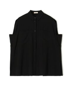 TOMORROWLAND / トゥモローランド シャツ・ブラウス | ジャージーライクジョーゼット パイピングブラウス