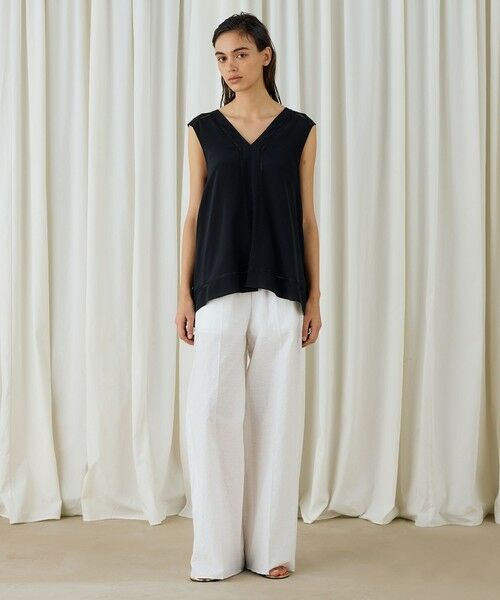 TOMORROWLAND / トゥモローランド シャツ・ブラウス | エッジンレース スカーフラインブラウス | 詳細1