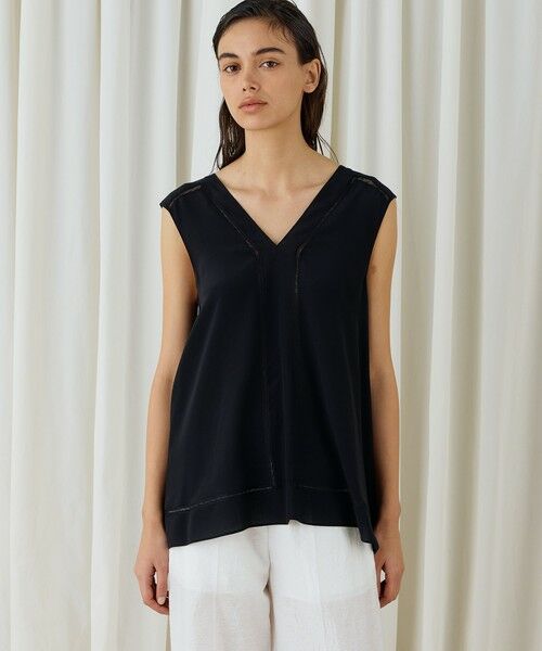 TOMORROWLAND / トゥモローランド シャツ・ブラウス | エッジンレース スカーフラインブラウス | 詳細2