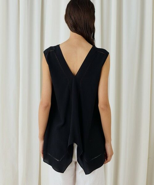 TOMORROWLAND / トゥモローランド シャツ・ブラウス | エッジンレース スカーフラインブラウス | 詳細4