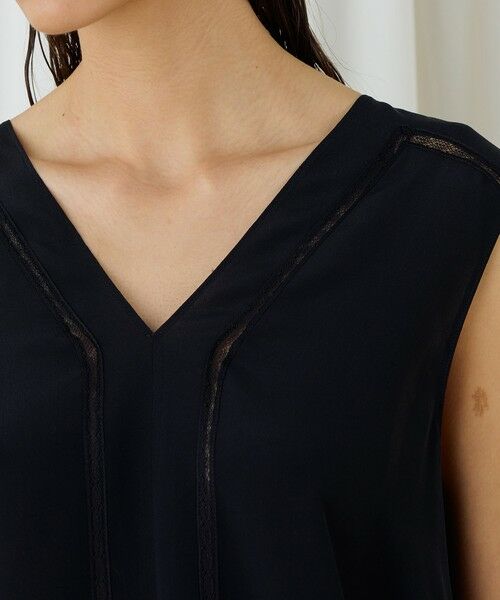 TOMORROWLAND / トゥモローランド シャツ・ブラウス | エッジンレース スカーフラインブラウス | 詳細5