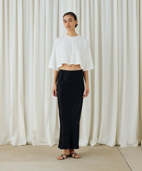 TOMORROWLAND / トゥモローランド Tシャツ | ソフトプレーンジャージー フレアプルオーバー | 詳細1