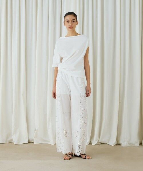 TOMORROWLAND / トゥモローランド Tシャツ | ソフトプレーンジャージー ツイストプルオーバー | 詳細1