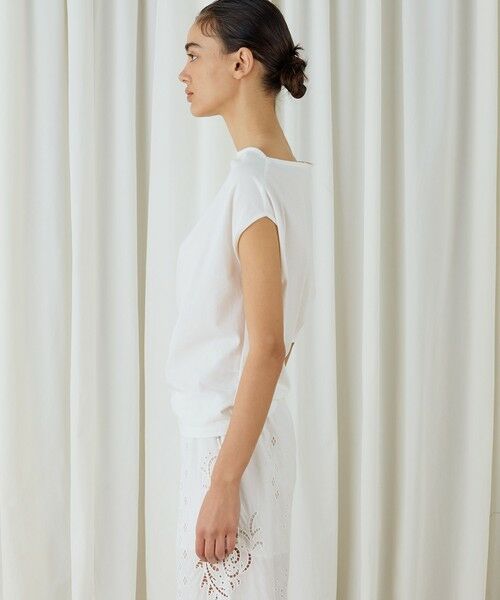 TOMORROWLAND / トゥモローランド Tシャツ | ソフトプレーンジャージー ツイストプルオーバー | 詳細3