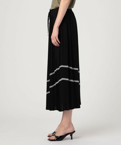 TOMORROWLAND / トゥモローランド ロング・マキシ丈スカート | レースコンビプリーツ フレアスカート | 詳細2