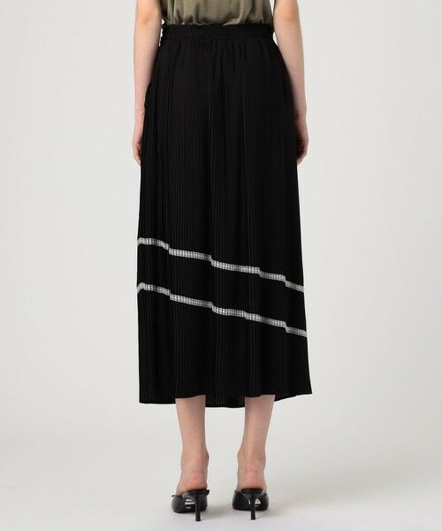 TOMORROWLAND / トゥモローランド ロング・マキシ丈スカート | レースコンビプリーツ フレアスカート | 詳細3