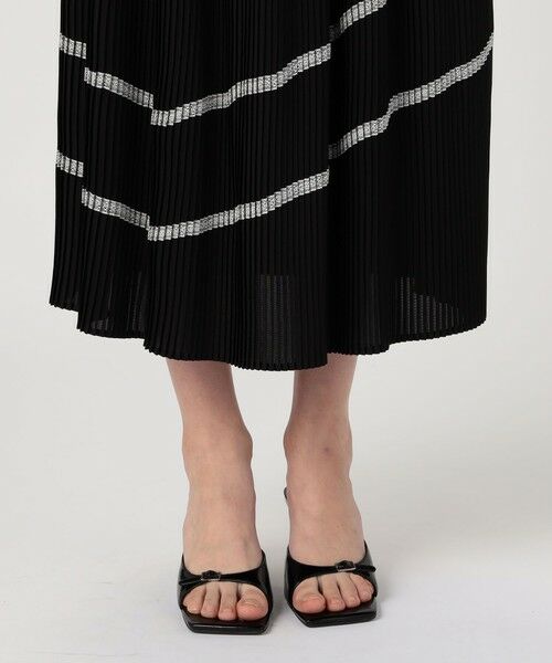 TOMORROWLAND / トゥモローランド ロング・マキシ丈スカート | レースコンビプリーツ フレアスカート | 詳細6