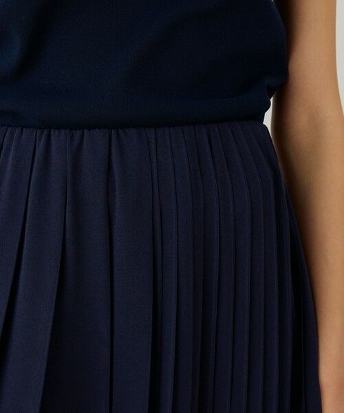 TOMORROWLAND / トゥモローランド ロング・マキシ丈スカート | ジャージーライクジョーゼット コンビプリーツスカート | 詳細5