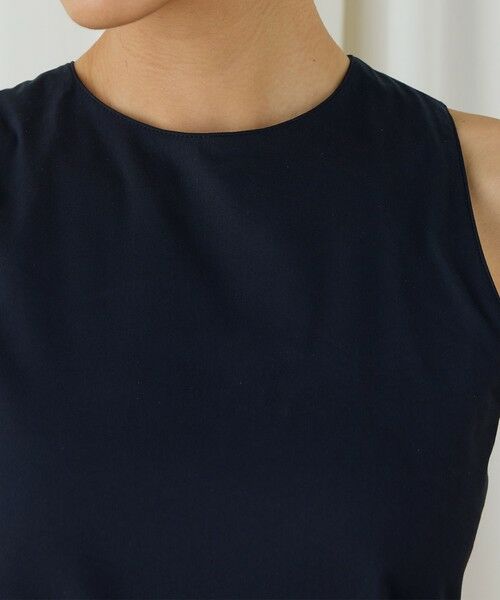 TOMORROWLAND / トゥモローランド ロング・マキシ丈ワンピース | コットンストレッチポプリン フィットフレアサマードレス | 詳細4