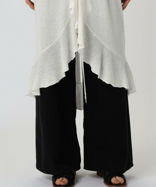 TOMORROWLAND / トゥモローランド ロング・マキシ丈ワンピース | クレープニット ガウンワンピース | 詳細7