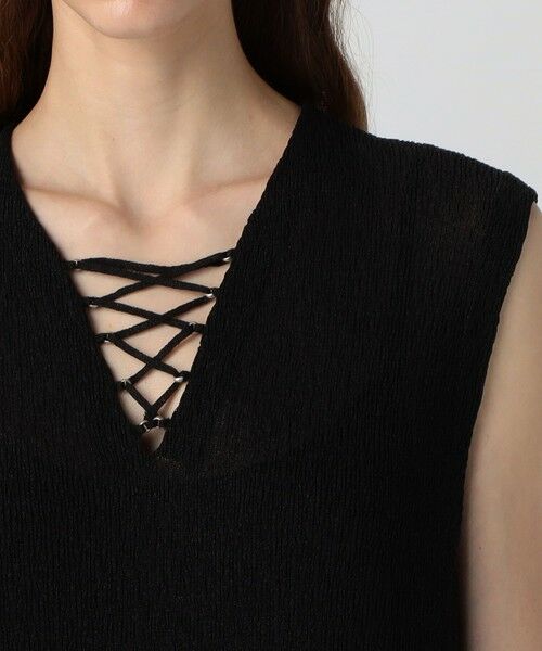 TOMORROWLAND / トゥモローランド ロング・マキシ丈ワンピース | クレープニット フレアワンピース | 詳細4