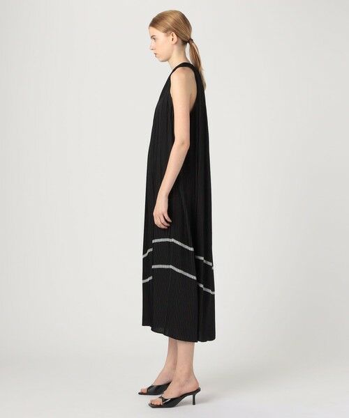 TOMORROWLAND / トゥモローランド ロング・マキシ丈ワンピース | レースコンビプリーツ ノースリーブワンピース | 詳細2