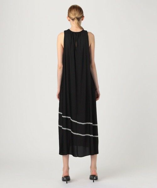 TOMORROWLAND / トゥモローランド ロング・マキシ丈ワンピース | レースコンビプリーツ ノースリーブワンピース | 詳細3