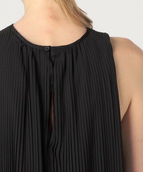 TOMORROWLAND / トゥモローランド ロング・マキシ丈ワンピース | レースコンビプリーツ ノースリーブワンピース | 詳細5