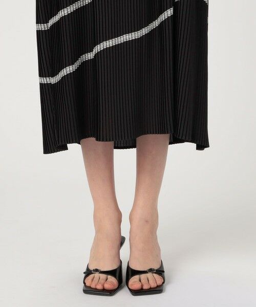 TOMORROWLAND / トゥモローランド ロング・マキシ丈ワンピース | レースコンビプリーツ ノースリーブワンピース | 詳細7