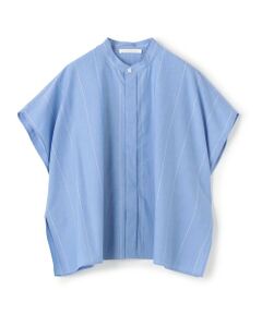 TOMORROWLAND / トゥモローランド シャツ・ブラウス | コットンタイプライター スタンドネック ボックスシャツ