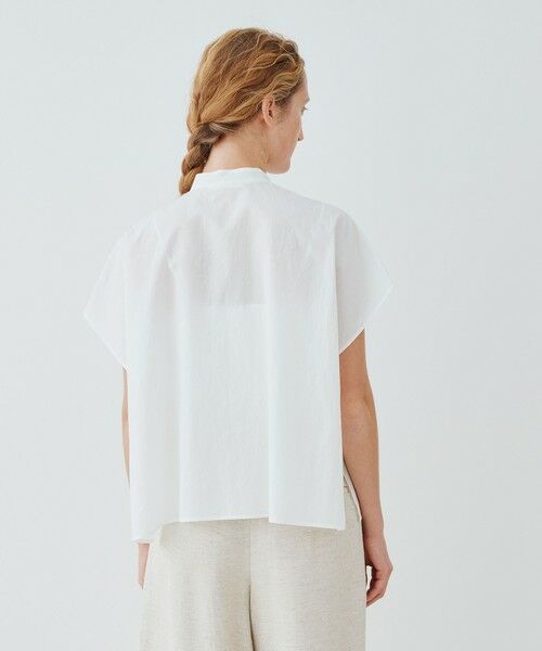 TOMORROWLAND / トゥモローランド シャツ・ブラウス | コットンタイプライター スタンドネック ボックスシャツ | 詳細4