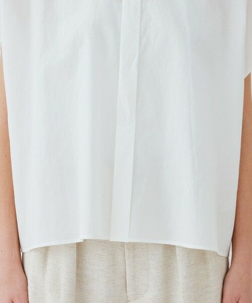 TOMORROWLAND / トゥモローランド シャツ・ブラウス | コットンタイプライター スタンドネック ボックスシャツ | 詳細7