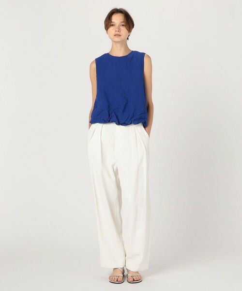 TOMORROWLAND / トゥモローランド シャツ・ブラウス | ランダムリネン バルーンノースリーブブラウス | 詳細1