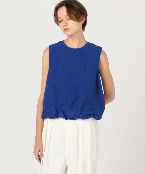 TOMORROWLAND / トゥモローランド シャツ・ブラウス | ランダムリネン バルーンノースリーブブラウス | 詳細2