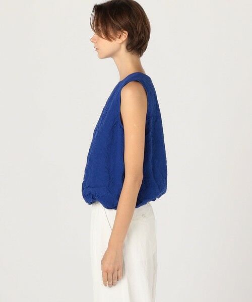 TOMORROWLAND / トゥモローランド シャツ・ブラウス | ランダムリネン バルーンノースリーブブラウス | 詳細3