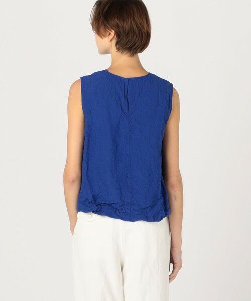 TOMORROWLAND / トゥモローランド シャツ・ブラウス | ランダムリネン バルーンノースリーブブラウス | 詳細4