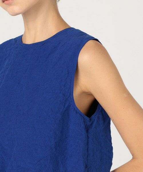 TOMORROWLAND / トゥモローランド シャツ・ブラウス | ランダムリネン バルーンノースリーブブラウス | 詳細7