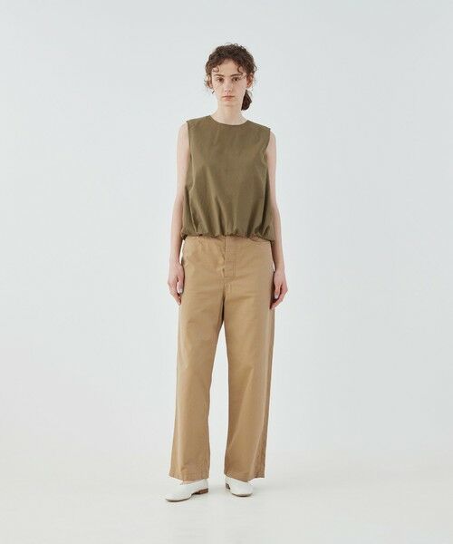 TOMORROWLAND / トゥモローランド シャツ・ブラウス | コットンツイル バルーンノースリーブブラウス | 詳細1