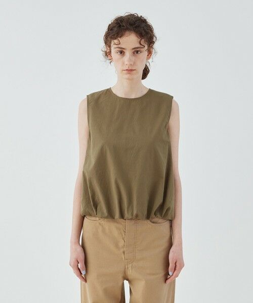 TOMORROWLAND / トゥモローランド シャツ・ブラウス | コットンツイル バルーンノースリーブブラウス | 詳細2