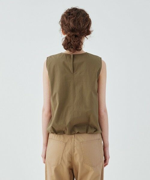 TOMORROWLAND / トゥモローランド シャツ・ブラウス | コットンツイル バルーンノースリーブブラウス | 詳細4